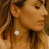Boucles d'oreilles howlite