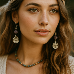 ED7C821F-F3A2-45A3-9E66-4858800C21E0 (1) Boucles d'oreilles amethyste et fleur de lotus