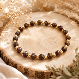 bracelet grenat 6mm