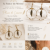 descriptif boucles en plumes et nacre