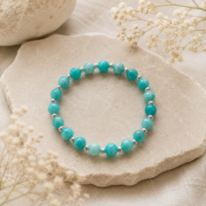 bracelet amazonite argent