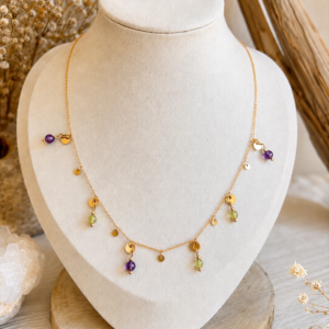 100A6C0E-A902-4A1C-A4B7-1EFC012F2C14 collier grenat vert et rose