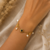 64DDC660-37AC-4DD0-BD31-3EC681C2A195 Bracelet "Éclat Solaire" - Nacre caramel