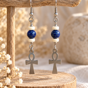 boucles d'oreilles lapis lazuli